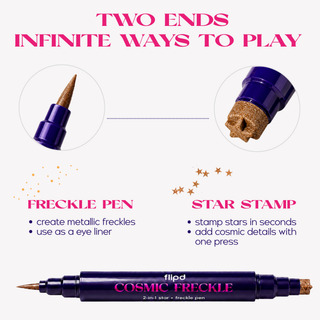 Cosmic Freckle 2-in-1 Metallic Freckle Pen + Star Stamp