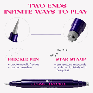 Cosmic Freckle 2-in-1 Metallic Freckle Pen + Star Stamp